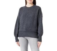 ONLY Women's Onlhazel LS O-Neck Bf KNT Knitted Jumper, Dark Grey Blend, M