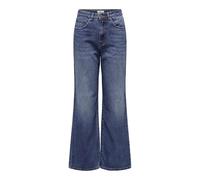 ONLY Women's Onlhope Ex Hw Wide DNM Guabox Jean Pants, Medium Blue (Medium Blue Denim), 29W x 32L