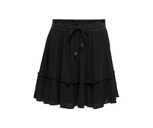 ONLY Women's Onlibiza Life AOP Short Skirt WVN Noos Trendy Spring/Summer Short Skirt with Elastic Waistband (Pack of 1)