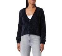 ONLY Women's Onliggy LS Crop V-Neck KNT Cardigan, Black, M