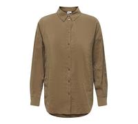 ONLY Women's Onliris L/S Modal Shirt WVN Blouse, Toffee, S