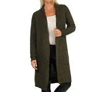 ONLY Women's Onljade L/S Knt Noos Cardigan, Khaki, XS UK