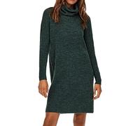 ONLY Women's Onljana L/S Cowlnck Dress Wool KNT Noos, Mallard Green Melange, XL