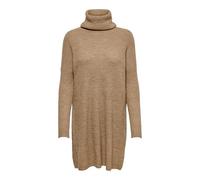 ONLY Women's Onljana L/S Cowlneck Wool Knt Dress, Indian Tan, XS UK