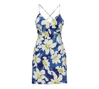 ONLY Women's Onljane Life S/L Janice Dress Ptm, Dark Blue, XS