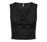 ONLY Women's Onljany S/L Twist Top JRS, Black, M