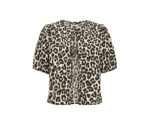 ONLY Women's Onljenna S/S Tie Twoway Top WVN Noos, Birch, M