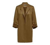 ONLY Women's Onljoline Faux Suede Coat Life CC OTW, Cognac, L