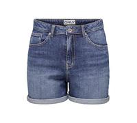 ONLY Women's Onljosephine Stretch Shorts DNM Azg Noos Denim, Blue, XXS