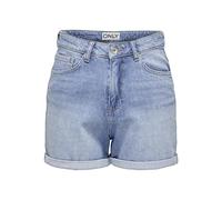 ONLY Women's Onljosephine Stretch Shorts DNM Azg Noos, Light Blue (Light Blue Denim), S