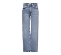ONLY Women's Onljuicy Hw Wide Leg Rea365 Noos Jeans, Medium Blue (Medium Blue Denim), 31W x 34L