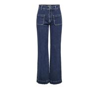 ONLY Women's Onljuicy Hw Wide Pocket DNM Jeans Cro Jeans