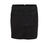 ONLY Women's ONLJULIE FAUXSUEDE Bonded Skirt OTW NOOS, Black (Black Black), 10 UK
