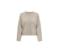 ONLY Women's Onlkalana LS Boxy O-Neck KNT Sweater, Grey (Whitecap Gray), M
