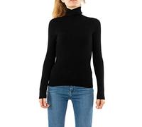 ONLY Women's Onlkarol L/S Rollneckpullover Knt Noos Jumper, Black (Black Black), S UK