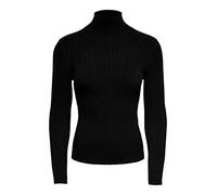 ONLY Women's Onlkarol L/S Rollneckpullover Knt Noos Jumper, Black (Black Black), XL UK