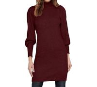 ONLY Women's Onlkatia L/S Dress KNT Noos, Cabernet, L