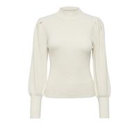 ONLY Women's Onlkatia L/S Highneck Cc KNT Pullover Sweater, Whitecap Gray, M