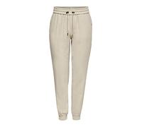ONLY Womens Onlkelda-Emery Mw Pull-up Pants PNT Noos Trouser, Beige, 38W / 34L UK