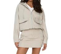 ONLY Women's Onlkenzie L/S Cord Jacket CC PNT, Pumice Stone, XS