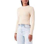 ONLY Women's Onlkitty L/S Top Cropped JRS Noos Longsleeve T-Shirt, Irish Cream, M