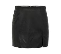 Only Black / Black Leni Mini Skirt With Slit