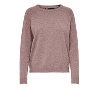 ONLY Women's Onllesly Kings L/S KNT Noos Pullover Sweater, Rose Brown, M