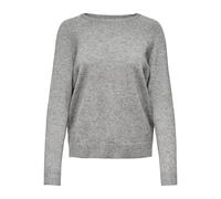 ONLY Women's Onllesly Kings L/S Pullover Knt Noos Sweater, Medium Grey Melange, S UK