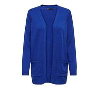 ONLY Women's Onllesly L/S Open Cardigan KNT Noos Sweater, Surf The Web, S
