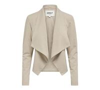 ONLY Women's Onllilia L/S Short Mel Blazer CC TLR, White Pepper/Detail: Melange, 14