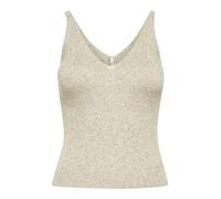 ONLY Women's ONLLINA S/L TOP KNT NOOS Tank, Pumice Stone 2, XL