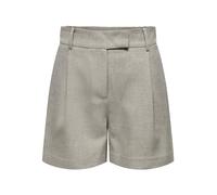 ONLY Women's Onllinda Hw Mel TLR Shorts, Gray, M