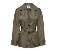 ONLY Women's ONLLINE Short Trenchcoat OTW NOOS, Walnut, XL