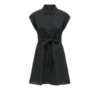 ONLY Women's Onllou Life S/S Shirt Dress Noos Ptm, Black, 3XL