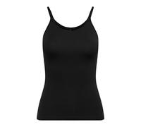 ONLY Women's Onllove Strap Singlet T-Shirt, Black, EU Size 38 (Manufacturer's Size: M)