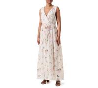 ONLY Women's Onllucca S/L Long Dress Cs Ptm Summer, Pumice Stone/AOP:OCC. Romantic Garden, M