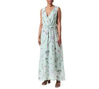 ONLY Women's Onllucca S/L Long Dress Cs Ptm Summer, Subtle Green/AOP:OCC. Romantic Garden, S