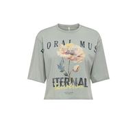 ONLY Women's Onllucy Life S/S Flowers Top Box JRS, Abyss, L