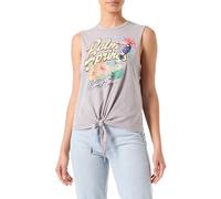 ONLY Women's Onllucy S/L Knot Eagle Top Box JRS T-Shirt, Gray, XL