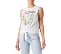 ONLY Women's Onllucy S/L Knot Eagle Top Box JRS, White, Large