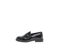 ONLY Women's Onllux-7 PU Studs Loafer, Black, 8.5 UK