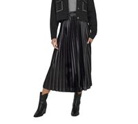 ONLY Women's Onllyon Pleated Shine Skirt JRS, Black, M