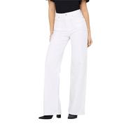 ONLY Women's Onlmadison Blush Hw Wide DNM Cro Noos Leg Jeans, White, XL / 32L