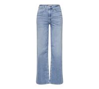 ONLY Women's Onlmadison Blush Hw Wide DNM Cro371 Noos Jean Pants, Light Blue (Light Blue Denim), XXL / 30L