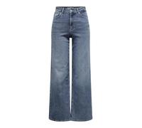Only Women's Onlmadison Blush Hw Wide DNM Cro371 Noos Light Blue Denim S/34L