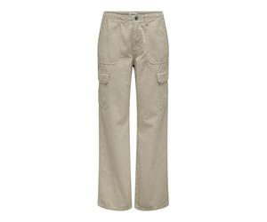 ONLY Women's Onlmalfy Cargo Trousers PNT Noos Cargo Trousers, Silver Lining, L / 32L