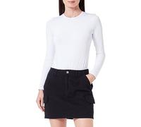 ONLY Women's Onlmalfy Hw Short Cargo Skirt PNT Cargorock, Black, S