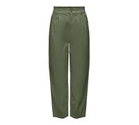 ONLY Women's Onlmaree Hw Balloon Chino CC PNT Trousers, Four Leaf Clover, 38W x 32L