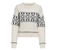 ONLY Women's Onlmarent KNT Noos L/S Jumper Sweater, Cloud Dancer, XL