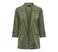 ONLY Women's Onlmarsa 3/4 Blazer WVN Noos Longblazer, Kalamata, Detail: Melange, 18